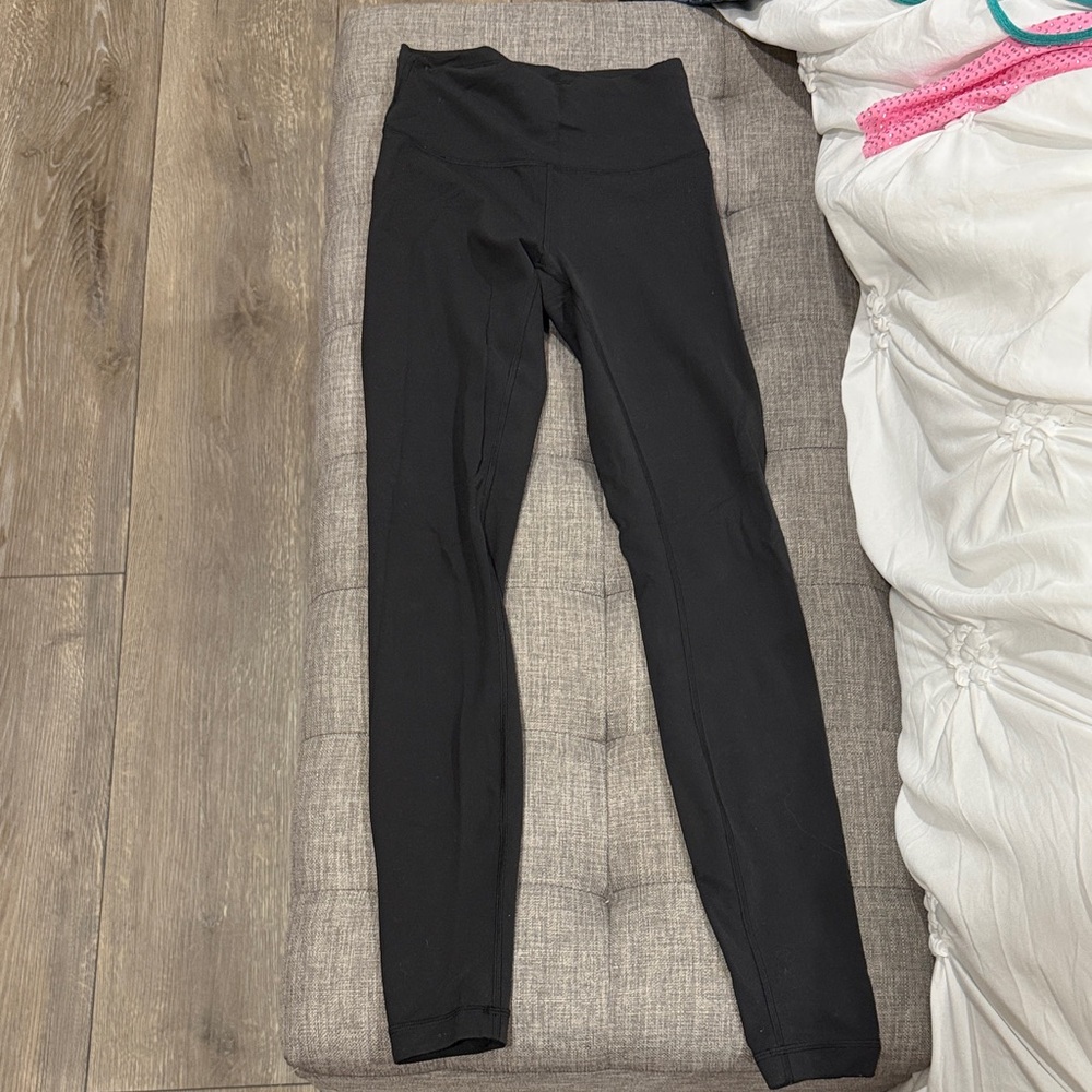 Girls Black High-Waist Active Leggings